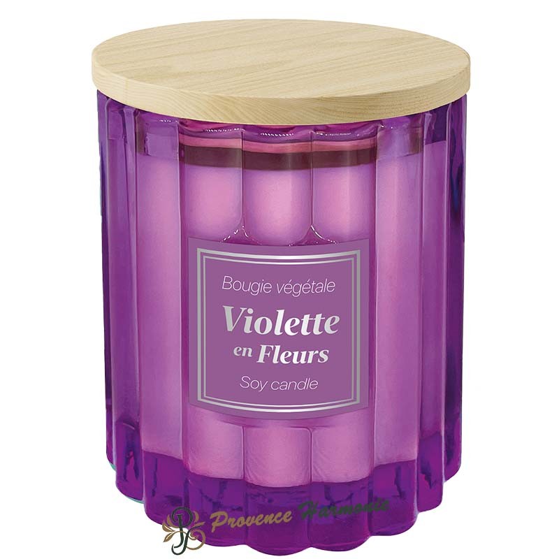 Vela vegetal Violeta Empolvada 190 g Esprit Provence Vela vegetal Violeta Empolvada 190 g Esprit Provence