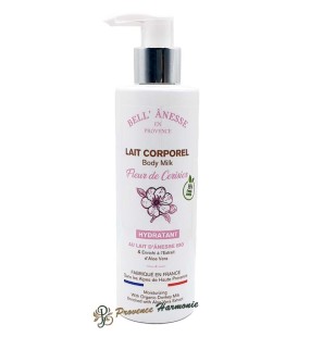 Leche corporal flor de cerezo con leche de burra ecológica Bell' Ânesse en Provence