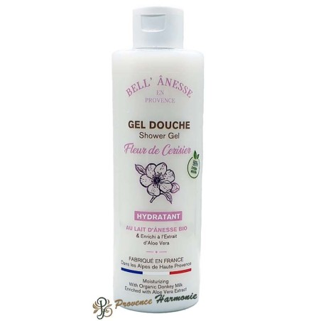 Gel doccia ai fiori di ciliegio con latte d’asina Bio Bell' Ânesse en Provence