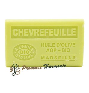 Jabón de madreselva con aceite de oliva ecológico AOP de la Provenza 125g