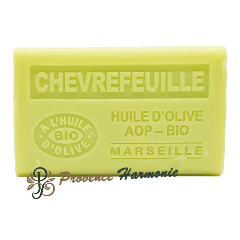 Honeysuckle soap with organic olive oil AOP Provence 125g Honeysuckle soap with organic olive oil AOP Provence 125g