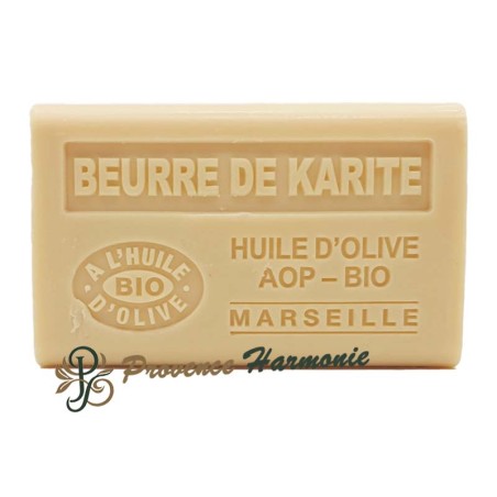 Sapone con burro di karité con Olio d’Oliva Bio AOP della Provenza 125g