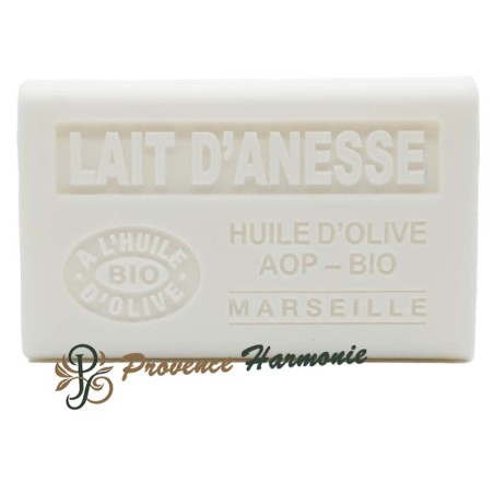 Sapone al latte d’asina con olio d’oliva biologico AOP della Provenza 125g