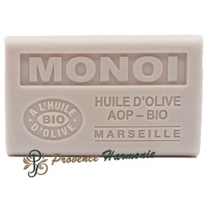 Jabón de monoï con aceite de oliva ecológico AOP de la Provenza – 125g