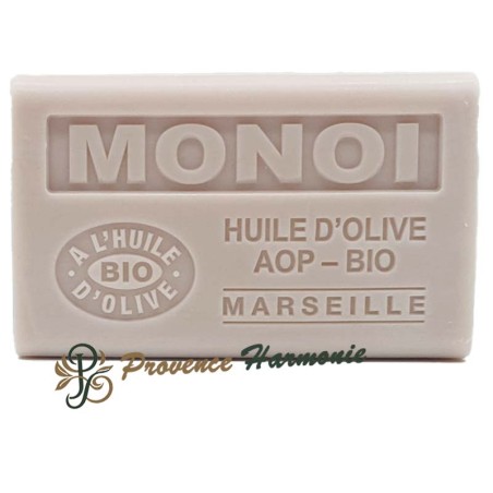 Sapone al monoï con olio d’oliva biologico AOP della Provenza 125g