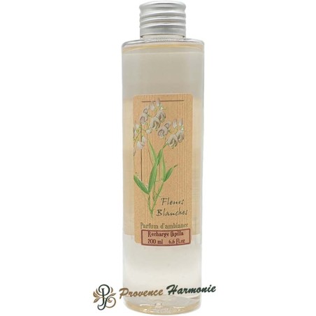 Recambio para varillas de perfume flores blancas Provence et Nature