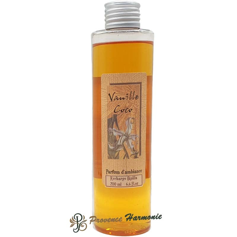 Vanilla coconut reed diffuser refill Provence et Nature Vanilla coconut reed diffuser refill Provence et Nature