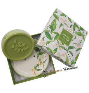 Set sapone alla verbena limone con porta sapone Esprit Provence