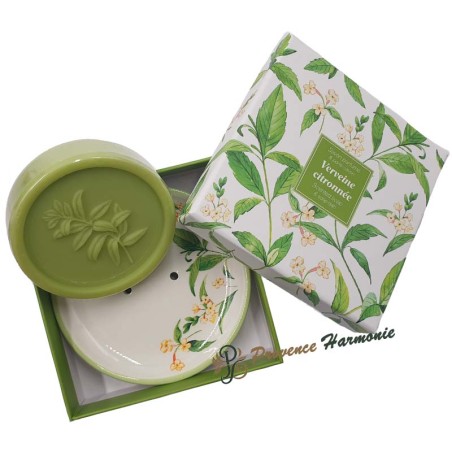 Set sapone alla verbena limone con porta sapone Esprit Provence