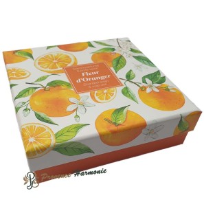 Cofanetto con sapone ai fiori d’arancio e portasapone in ceramica Esprit Provence