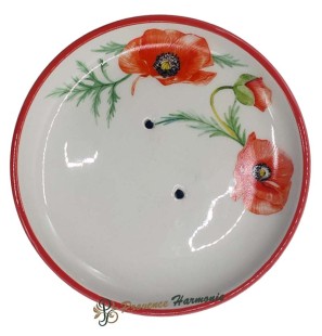 Geschenkset mit seife und seifenschale mit klatschmohn Esprit Provence