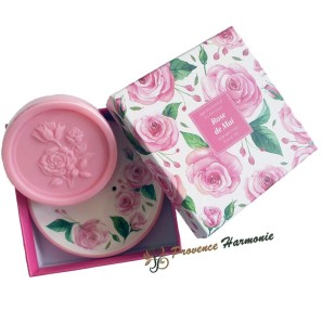 Cofanetto con portasapone e sapone Rosa di Maggio Esprit Provence