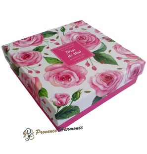 Cofanetto con portasapone e sapone Rosa di Maggio Esprit Provence
