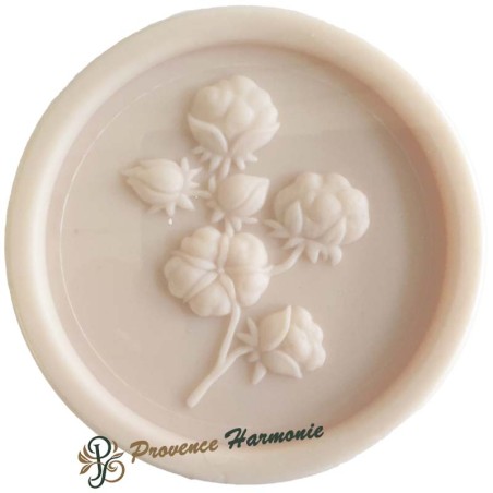 Savon Fleur de Coton à l'huile d'amande douce Esprit Provence