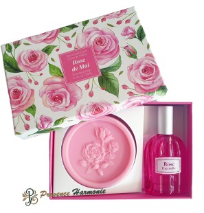 Cofanetto Regalo Rosa di Maggio Sapone ed Eau de Toilette Esprit Provence