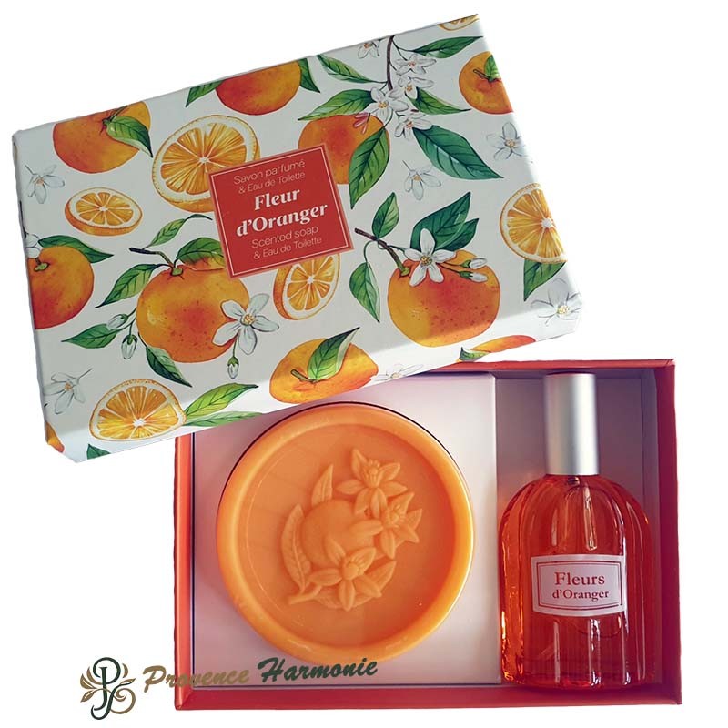 Cofanetto regalo Fiore d’Arancio sapone ed eau de toilette Esprit Provence