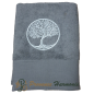 TREE OF LIFE EMBROIDERED QUARTZ BATH TOWEL