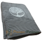 TREE OF LIFE EMBROIDERED QUARTZ BATH TOWEL