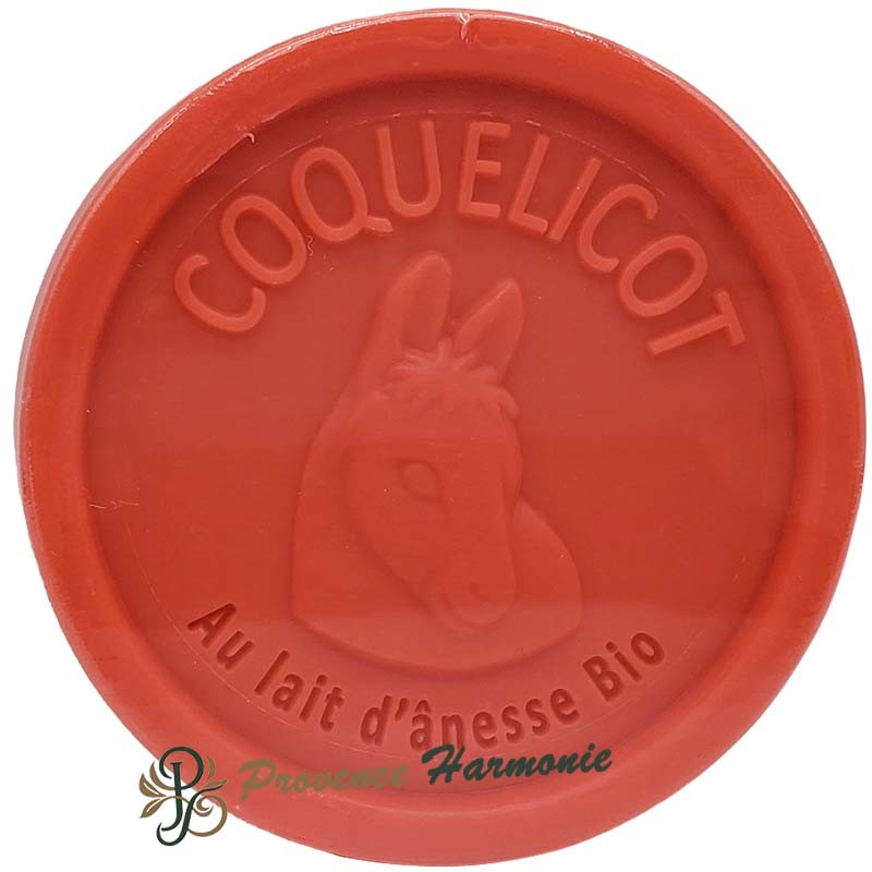 Savon Coquelicot au lait d’ânesse Bio Esprit Provence 100g