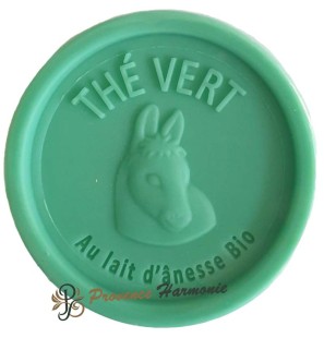 Jabón de Té Verde con Leche de Burra Bio Esprit Provence 100g