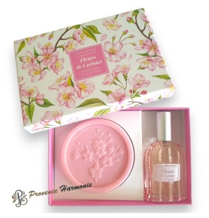 Cofanetto regalo Fiori di Ciliegio Sapone e Eau de Toilette Esprit Provence