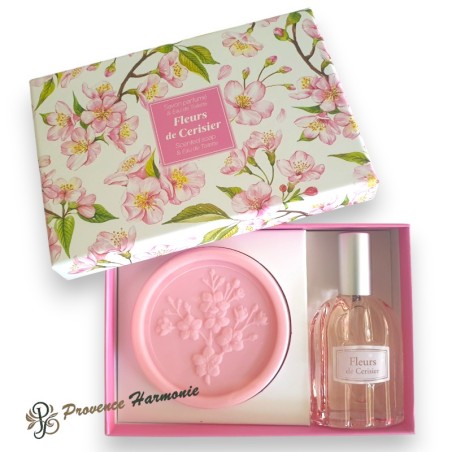 Cofanetto regalo Fiori di Ciliegio Sapone e Eau de Toilette Esprit Provence