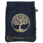 BLACK TOILET GLOVE EMBROIDERED TREE OF LIFE