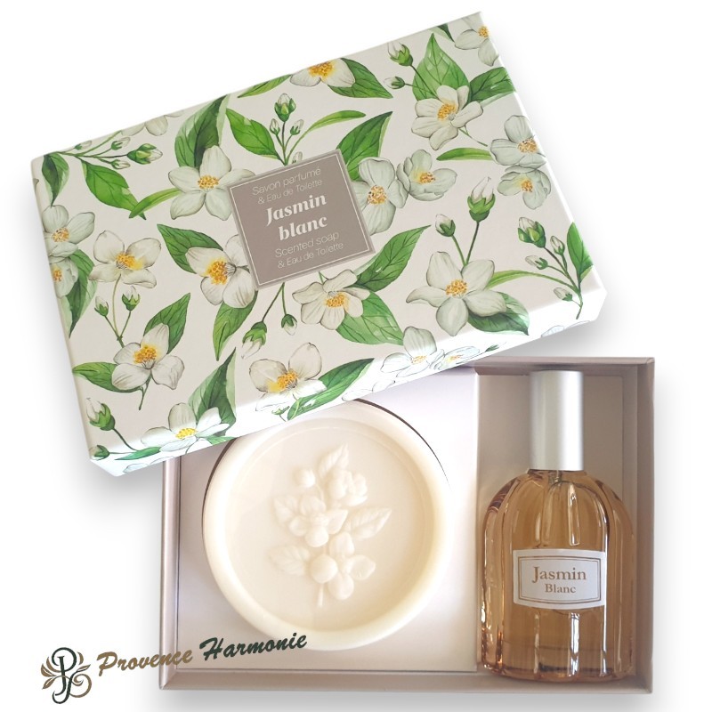 Cofanetto Regalo Gelsomino Bianco Sapone e Eau de Toilette Esprit Provence