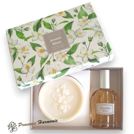 Geschenkset Weißer Jasmin Seife und Eau de Toilette Esprit Provence