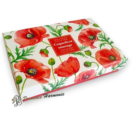 Geschenkset Mohnblume seife und Eau de Toilette Esprit Provence