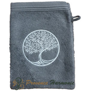 TREE OF LIFE EMBROIDERED QUARTZ TOILET GLOVE