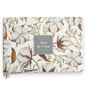 Cofanetto regalo Fiore di Cotone Sapone e Eau de Toilette Esprit Provence