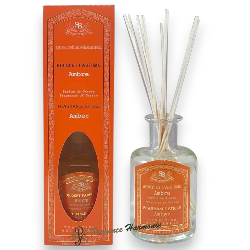 Diffusore a Bastoncini Profumati Ambra Un été en Provence Diffusore a Bastoncini Profumati Ambra Un été en Provence