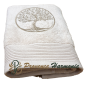Beige towel embroidered with Tree of Life Beige towel embroidered with Tree of Life