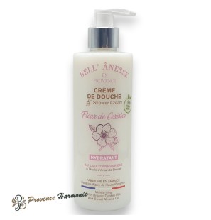 Crema de Ducha Flor de Cerezo con Leche de Burra Bio Bell' Ânesse en Provence
