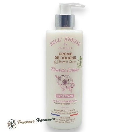 Crema de Ducha Flor de Cerezo con Leche de Burra Bio Bell' Ânesse en Provence