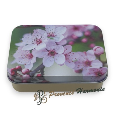Sapone alla Mandorla 120 g con Olio d’Oliva DOP di Provenza – Scatola in metallo decorativa – Esprit Provence