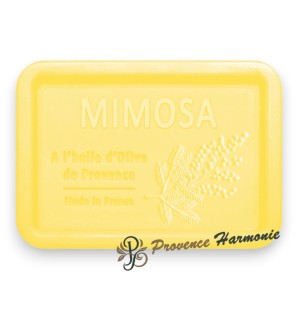 Jabón de Mimosa 120 g con Aceite de Oliva DOP de Provenza – Caja metálica decorativa – Esprit Provence
