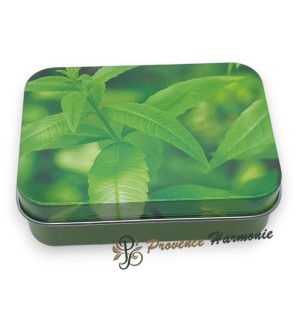 Sapone alla Verbena 120 g con Olio d’Oliva DOP di Provenza – Scatola in metallo decorativa – Esprit Provence