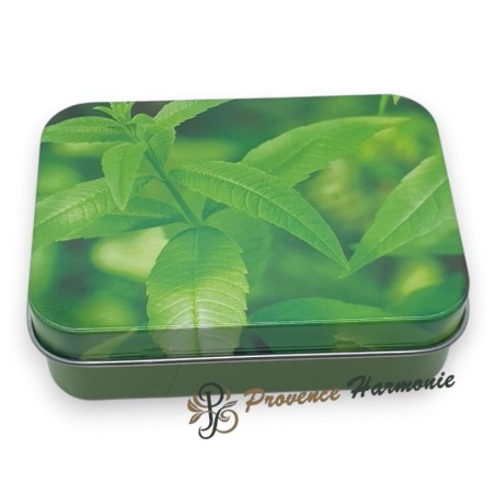 Sapone alla Verbena 120 g con Olio d’Oliva DOP di Provenza – Scatola in metallo decorativa – Esprit Provence