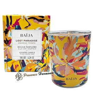 Scented Candle Ananas Tonka Lost Paradise Baïja