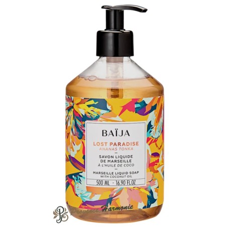Sapone Liquido di Marsiglia Ananas Tonka Lost Paradise Baïja