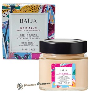 Crème Corps Vanille Frangipanier Île d’Azur Baïja - 212 ml
