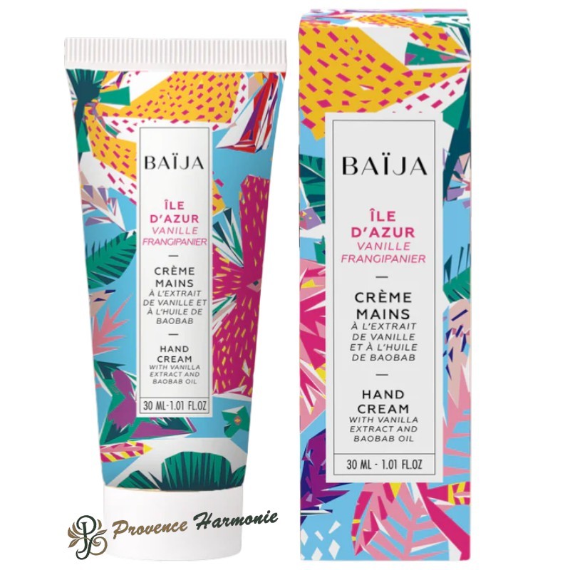 Crema Mani Vaniglia Frangipani Île d’Azur Baïja Crema Mani Vaniglia Frangipani Île d’Azur Baïja