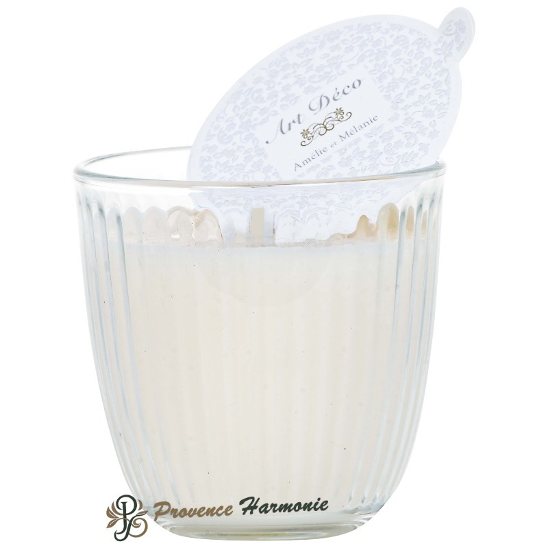 Scented Candle Rose and Peach Art Deco Amélie et Mélanie Lothantique Scented Candle Rose and Peach Art Deco Amélie et Mélanie Lothantique