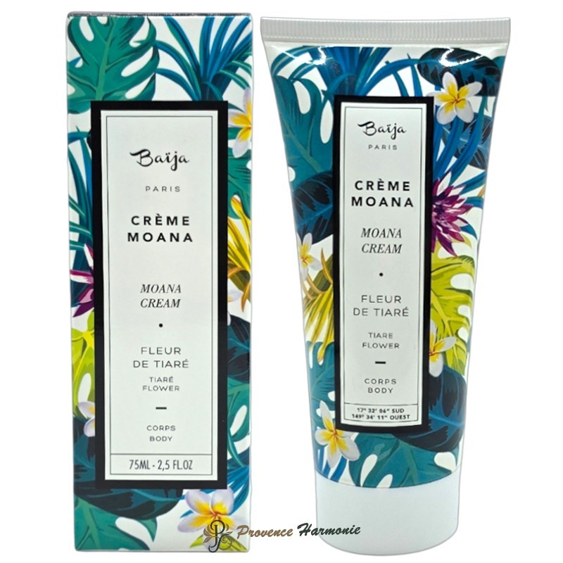 Crema Corpo Fiore di Tiaré Moana Baïja – 75 ml