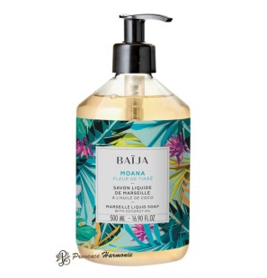 Marseiller Flüssigseife Tiaré Blüte Moana Baïja – 500 ml