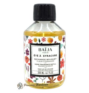 Home Fragrance Diffuser Refill Orange Blossom Été à Syracuse Baïja