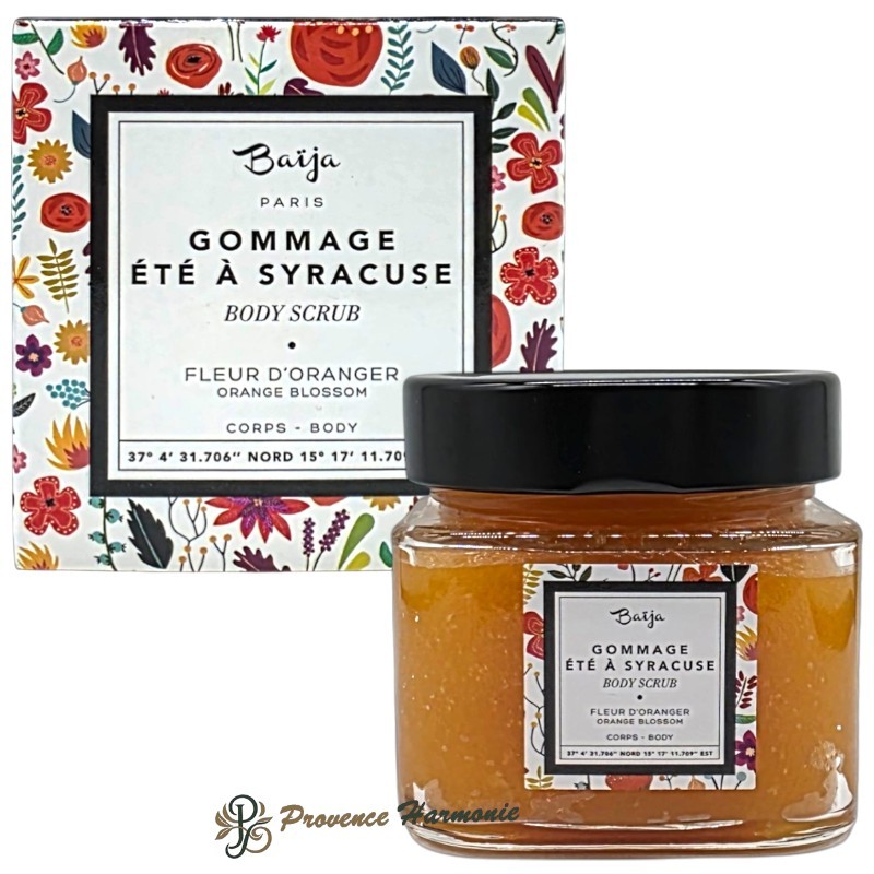 Körperpeeling Orangenblüte Un Été à Syracuse Baïja