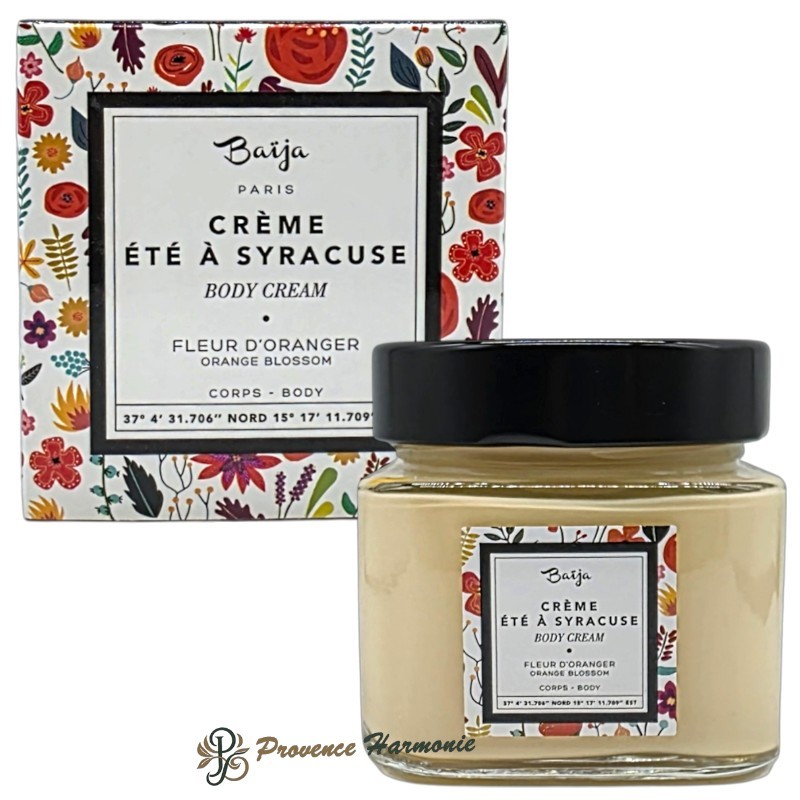 Körpercreme Orangenblüte Été à Syracuse Baïja – 212 ml
